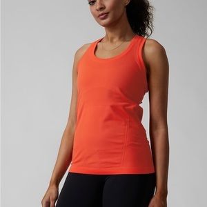 Athleta Momentum Tank, S Flame Orange